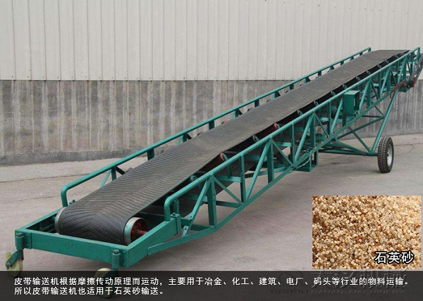 石英砂皮带输送机