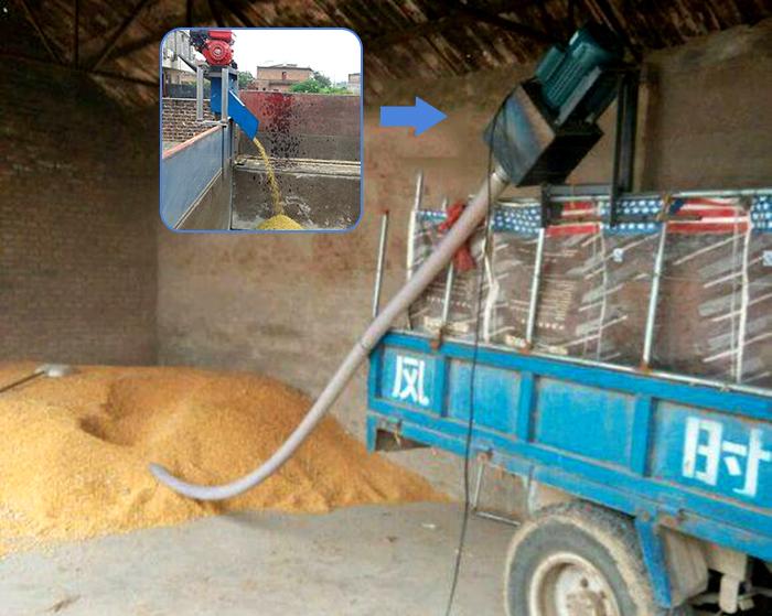 软管吸粮机工作方式