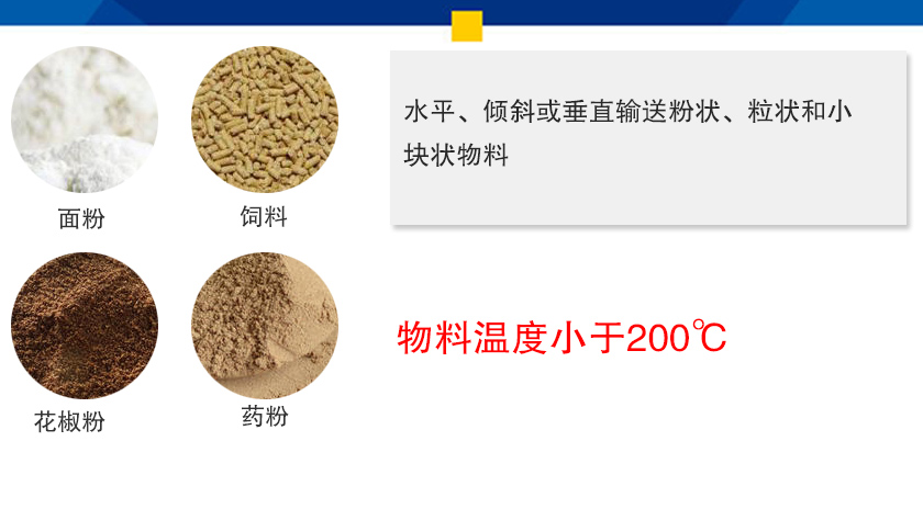 不锈钢蛟龙输送机应用