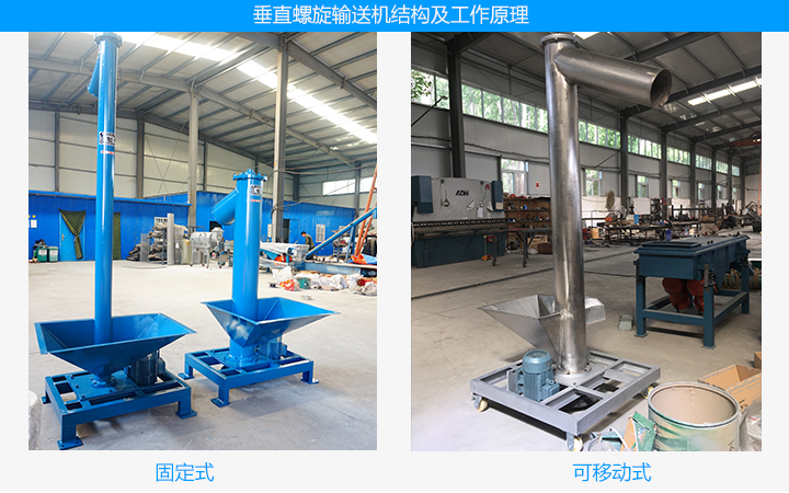 垂直螺旋输送机由什么结构组成 