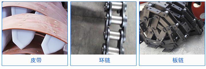 斗式提升机的材质,环链,板链,皮带