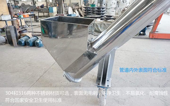  不锈钢螺旋输送机能用在食品行业么？